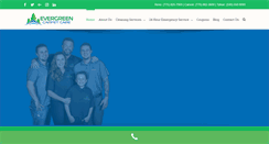 Desktop Screenshot of evergreencarpetcare.com