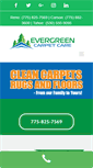 Mobile Screenshot of evergreencarpetcare.com