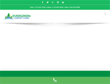 Tablet Screenshot of evergreencarpetcare.com